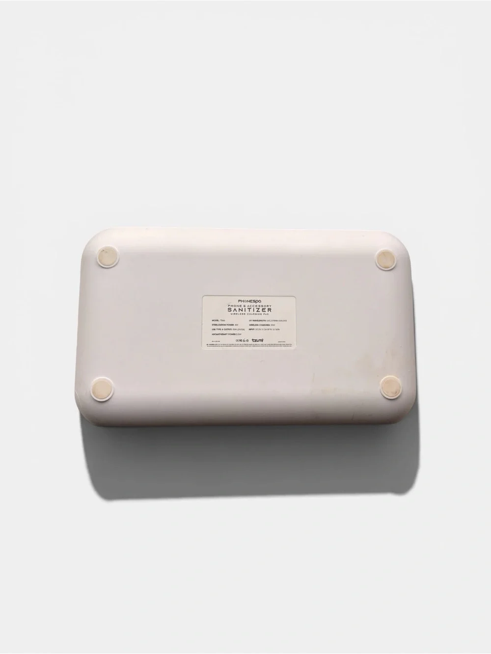 PhoneSpa White Wireless Charging Power Bank